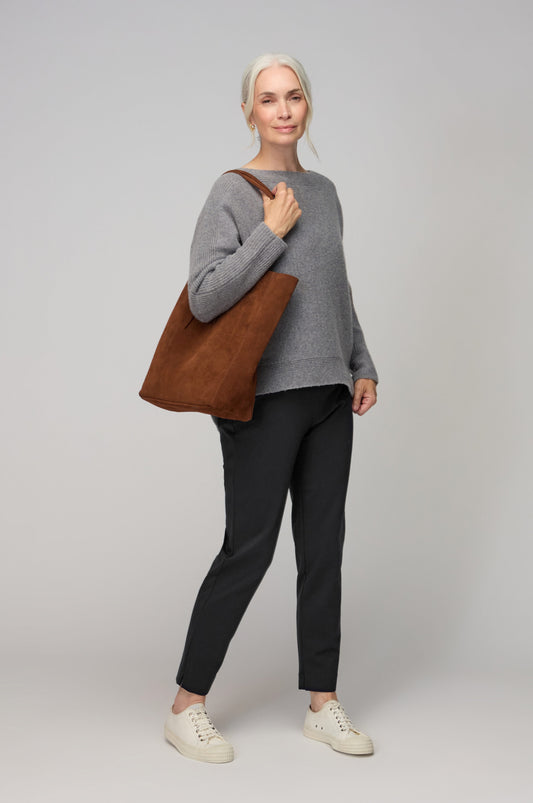 Slim Fit Ponte Leg Trousers