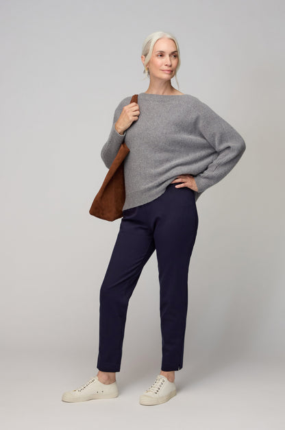 Slim Fit Ponte Leg Trousers