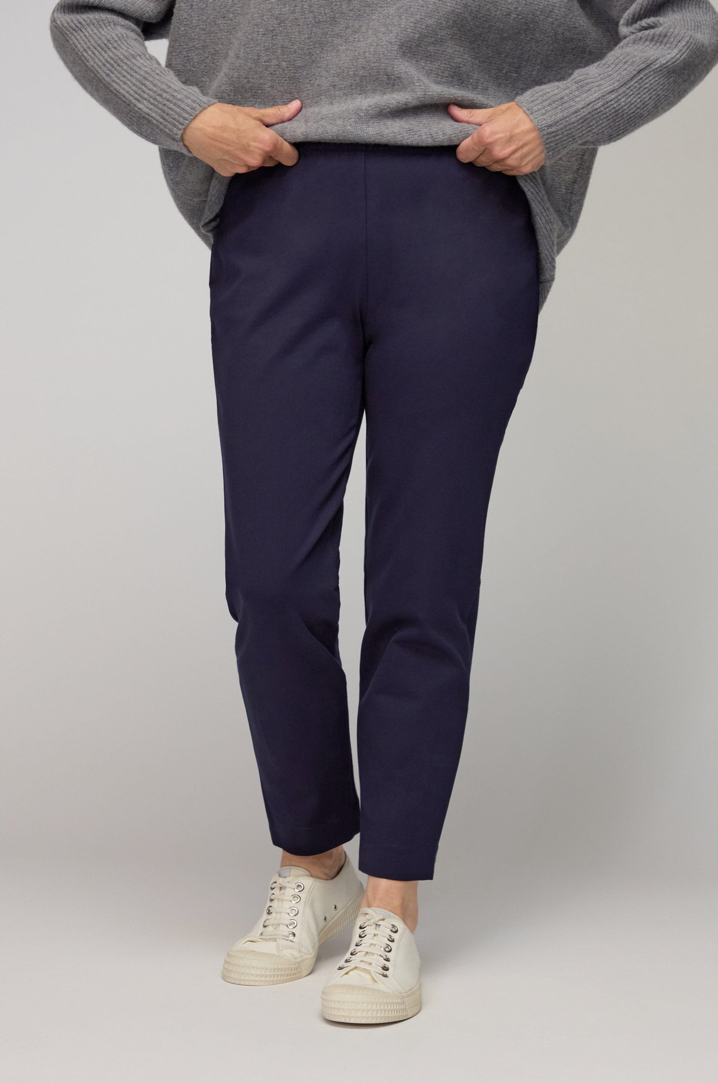 Slim Fit Ponte Leg Trousers