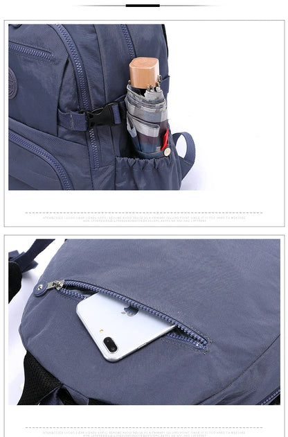 Stylish Nylon Backpack for Modern Explorers - Durable and Versatile Travel Bag