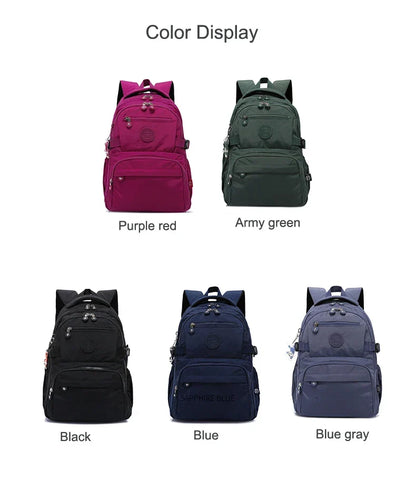 Stylish Nylon Backpack for Modern Explorers - Durable and Versatile Travel Bag