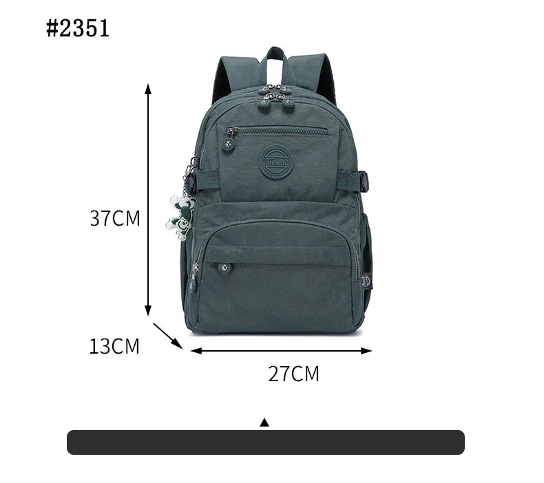 Stylish Nylon Backpack for Modern Explorers - Durable and Versatile Travel Bag