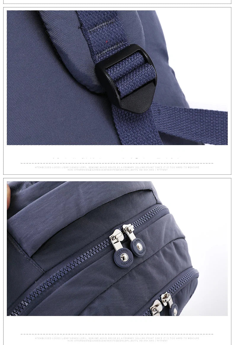 Stylish Nylon Backpack for Modern Explorers - Durable and Versatile Travel Bag