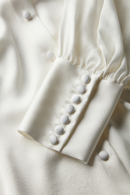 Sandwashed Silk Satin Blouse