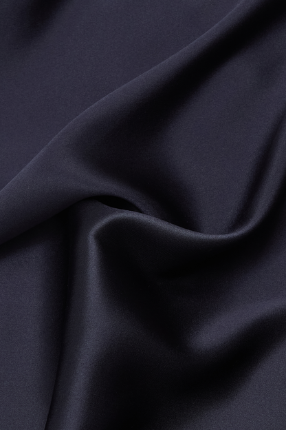 Sleeveless Silk Satin Halterneck Top