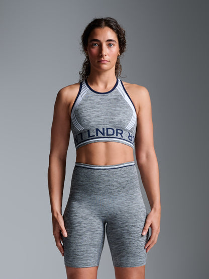 Grey Marl Sports Bra
