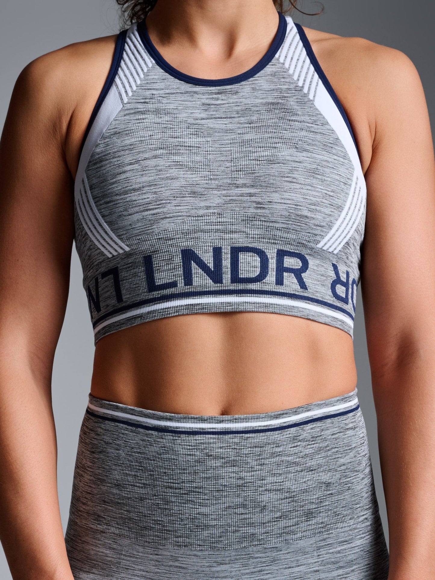Grey Marl Sports Bra