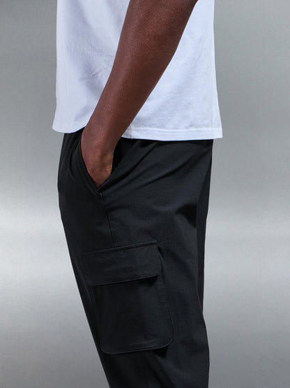Black Utility Cargo Pants