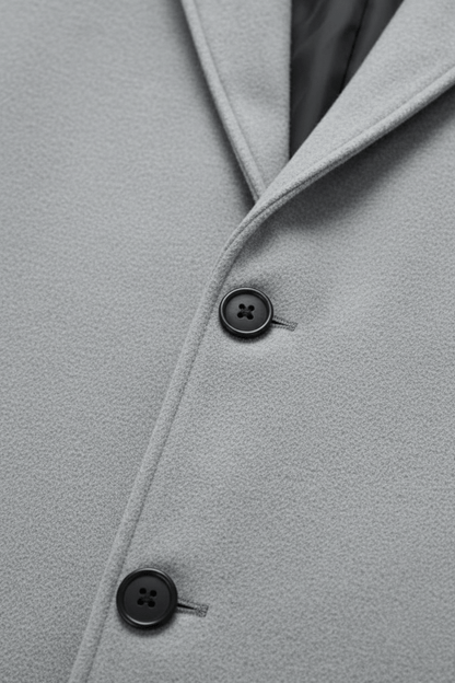 Men's Elegant Winter Trench Coat | Stylish and Warm Outerwear for Cold Weather