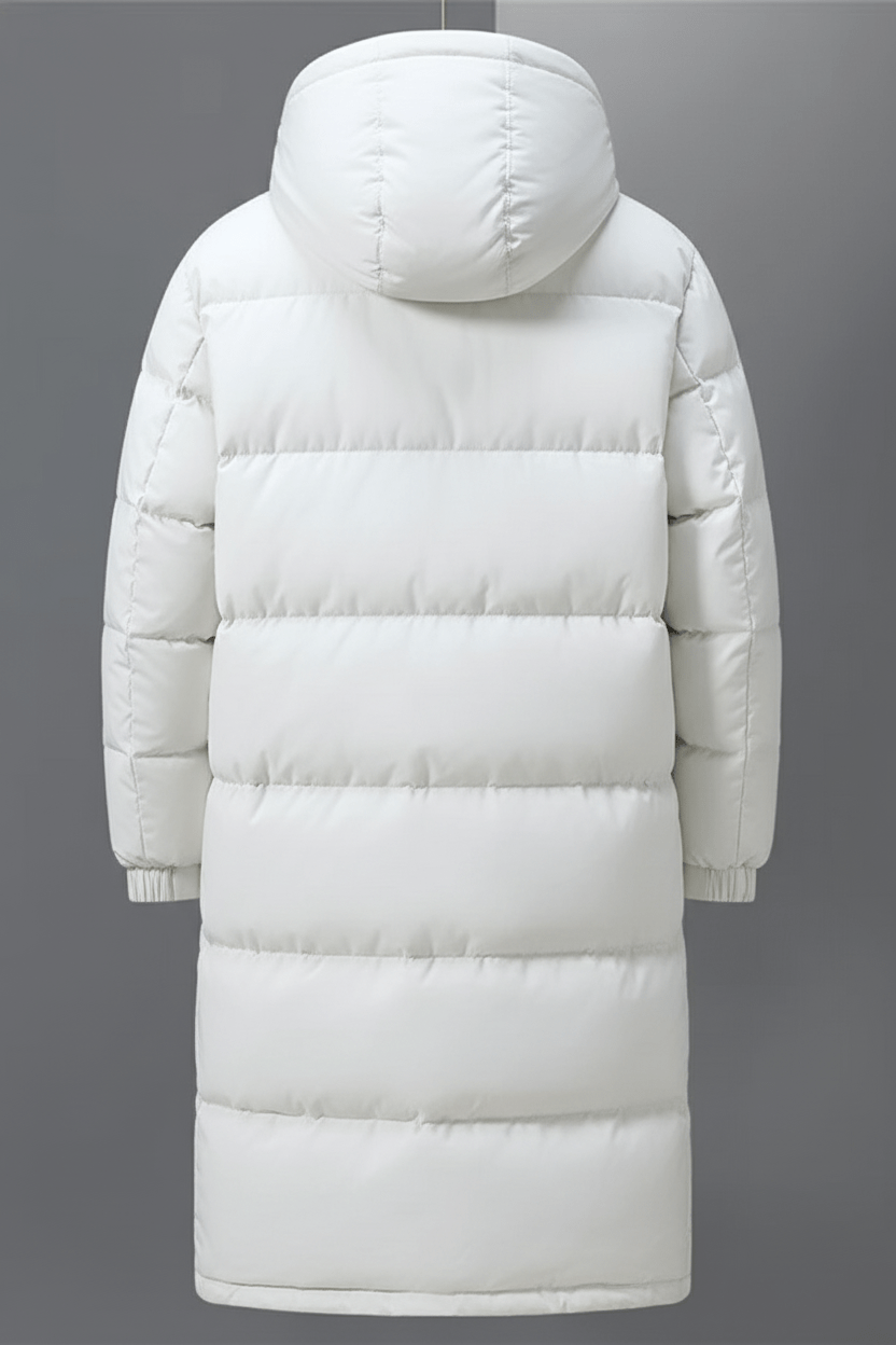 Men's Warm Insulated Hooded Trench Coat for Cold Weather