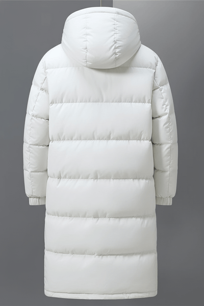 Men's Warm Insulated Hooded Trench Coat for Cold Weather
