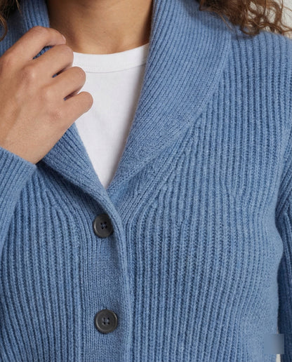 Lapel Collar Knit Cardigan