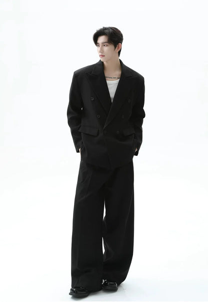 Double-Breasted Suit Set