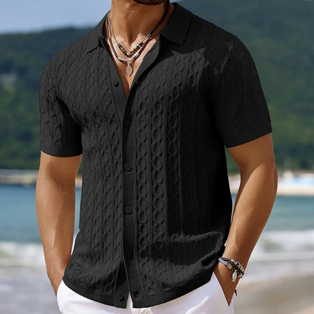 Short-Sleeve Knit Shirt