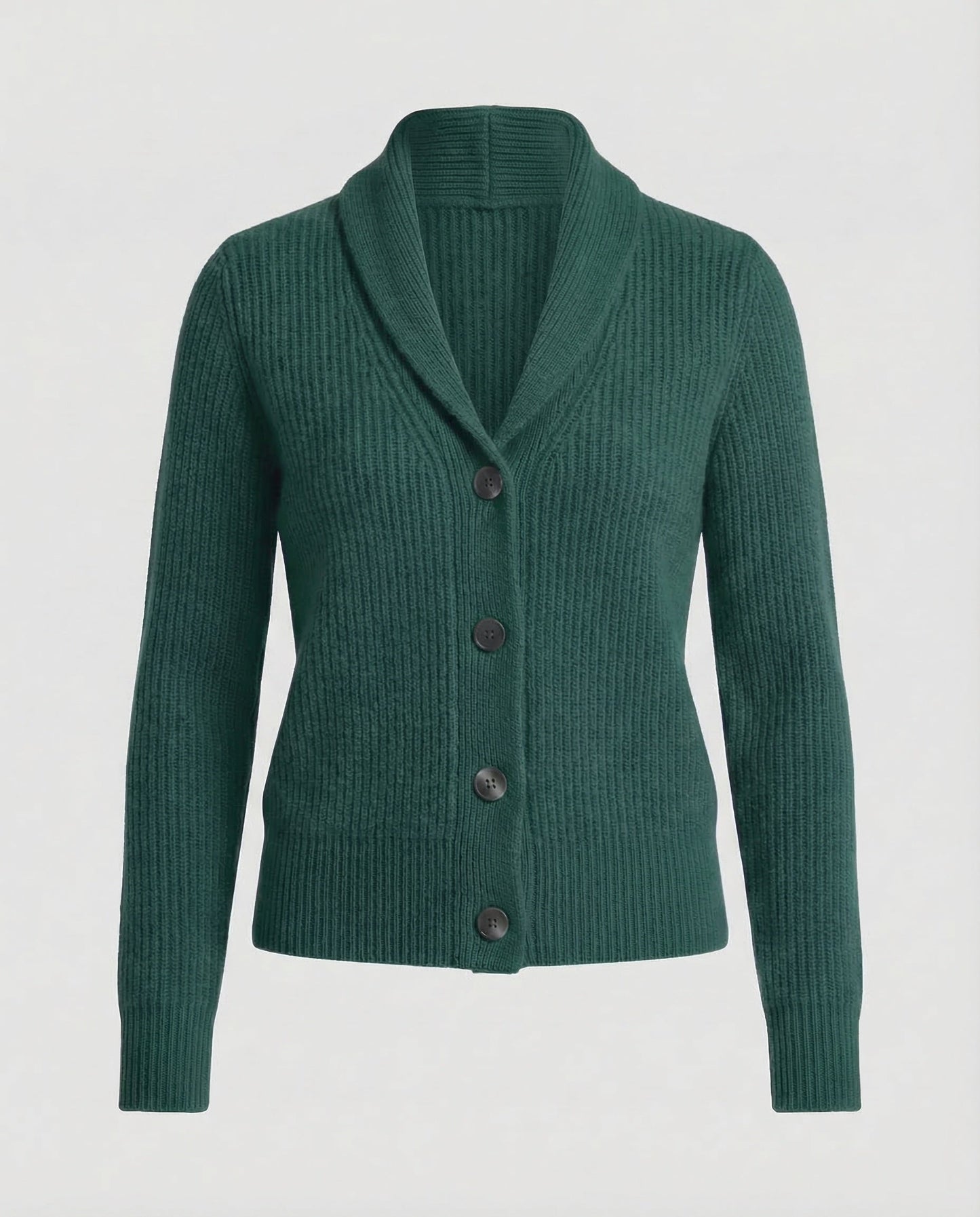 Lapel Collar Knit Cardigan
