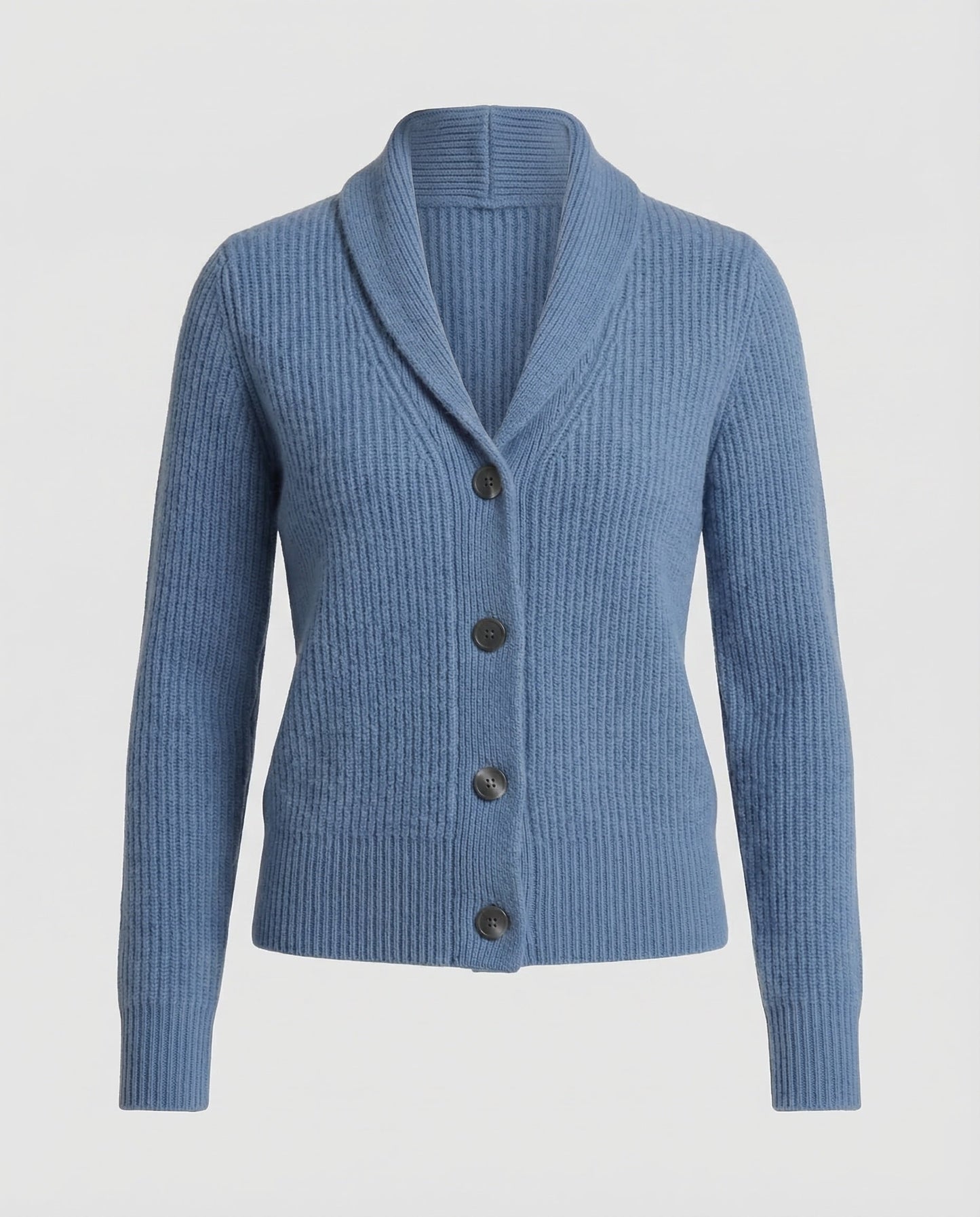 Lapel Collar Knit Cardigan