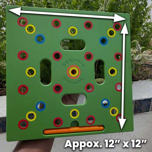 Seeding Square - Ultimate Garden Template + 'Seed 2 Splendor' Guidebook