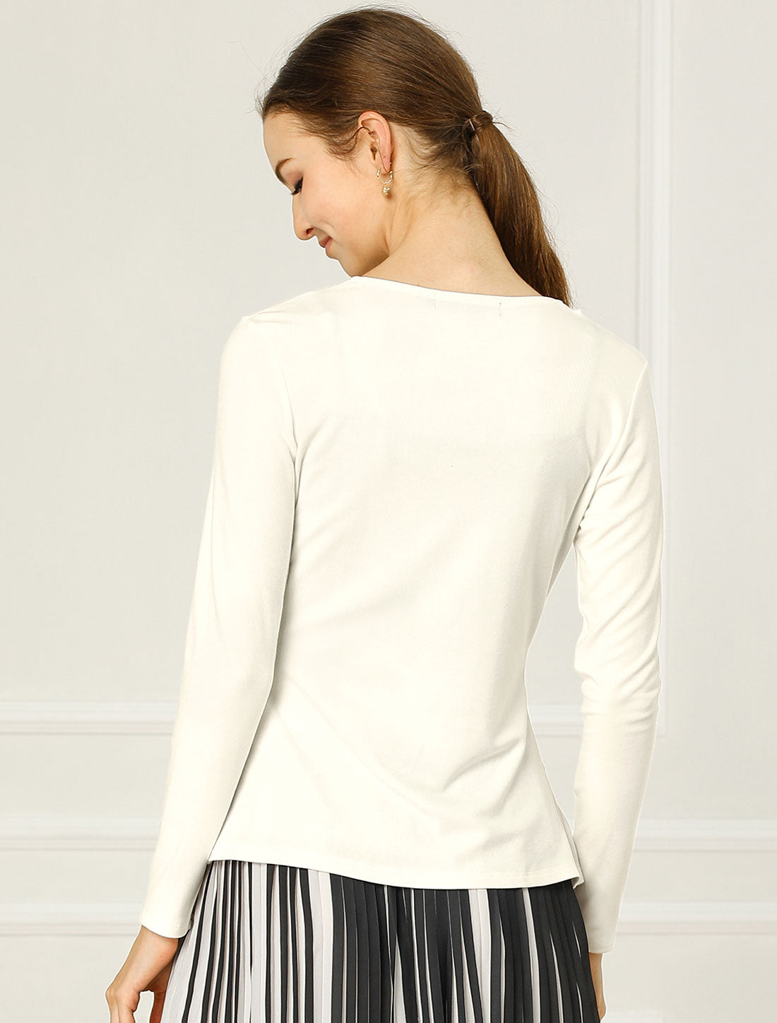 Tie Front Long Sleeve Open Cardigan